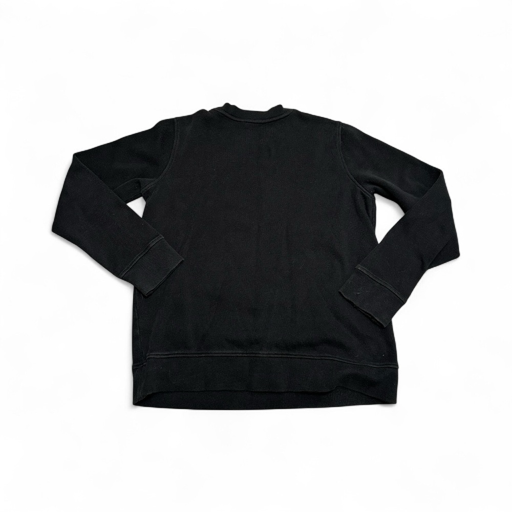 Womens Duluth Medium 8 10 Black Fleece Sweatshirt Crew Pullover Long Sleeve - Picture 4 of 9